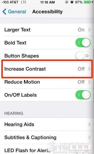 iOS 7.1怎样开启护眼模式 iOS 7.1护眼模式设置1