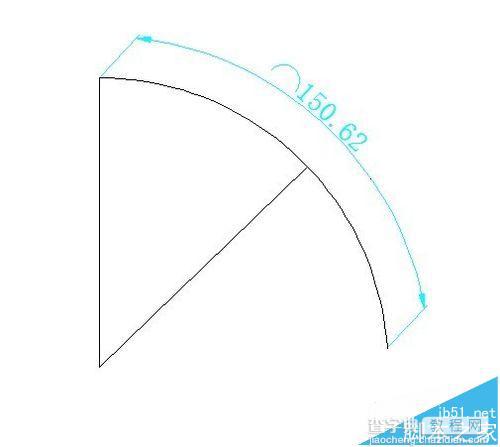 CAD指定长度的弧线怎么画?9