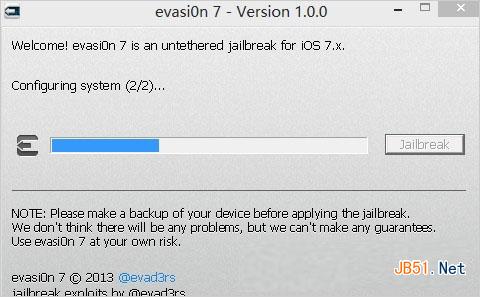 如何解决Evasi0n7越狱Configuring System问题1