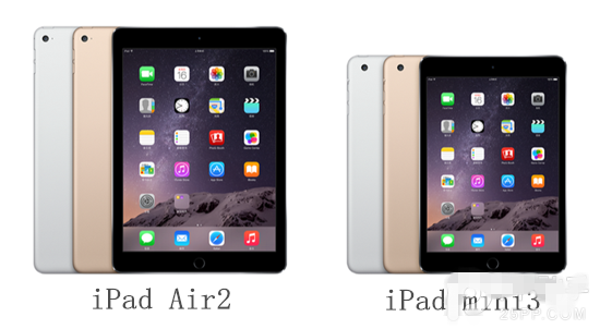 苹果iPad Air2与iPad mini3区别在哪？iPad Air2与iPad mini3升级对比1