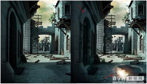 3DSMax渲染教程：渲染战后古城场景图16