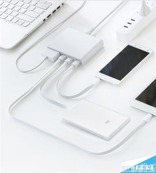 小米多口USB电源适配器正式发布:65W/支持双模式/可充笔记本3