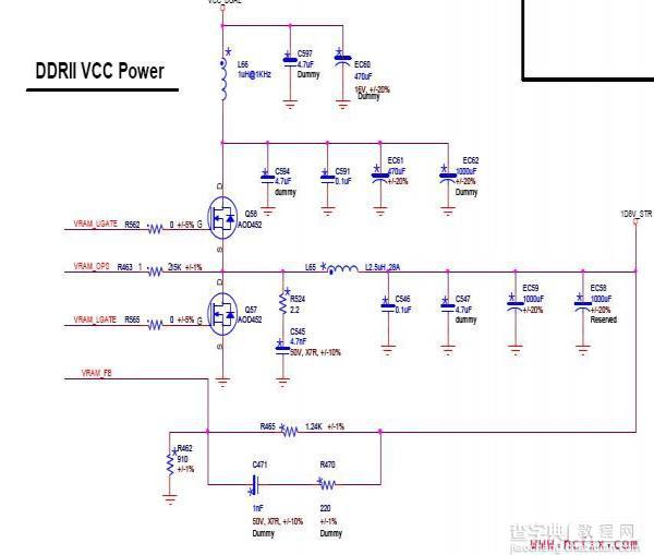 A7VMX主板DDRII供电部分电路图1