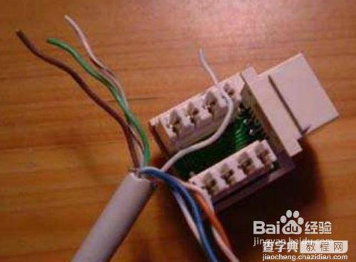 网线插座接法、网线模块制作及其安装方法2