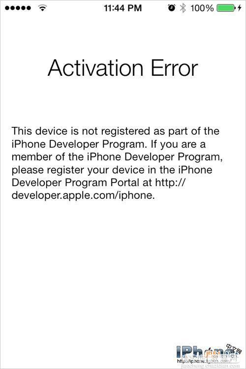 苹果iOS7Beta锁定用户激活界面升级iOS7.0.2教程2