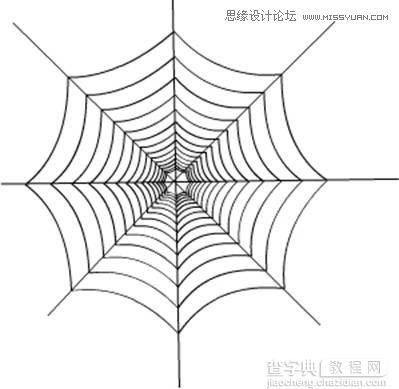 教你如何利用Flash绘制逼真的蜘蛛网动画效果图8