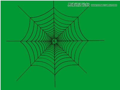教你如何利用Flash绘制逼真的蜘蛛网动画效果图1