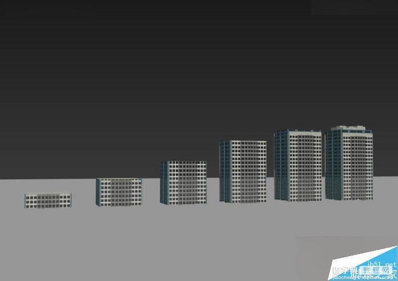 建模技巧:3DMAX切片工具制作城市楼房生长动画17