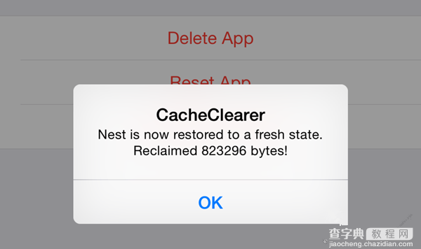 快速清理缓存新招数 还可以重置应用的越狱插件CacheClearer源下载3