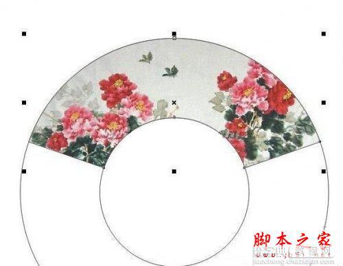 coreldraw用鼠绘逼真漂亮的手折扇的方法(图文教程)7