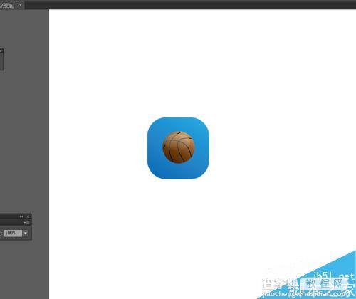 Ai简单绘制一个篮球APP图标7