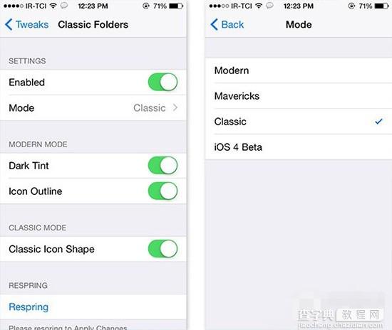 iOS8越狱插件 ClassicFolders带来iOS6时代的文件夹风格教程2