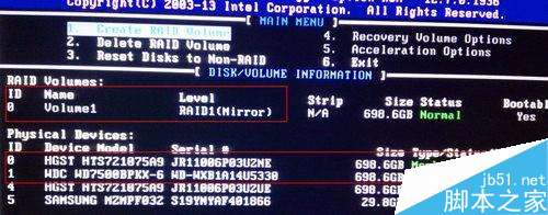 笔记本怎么创建Intel RAID10