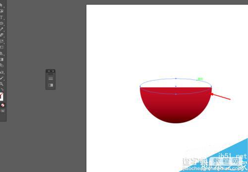 Ai绘制一个红色碗的图标5