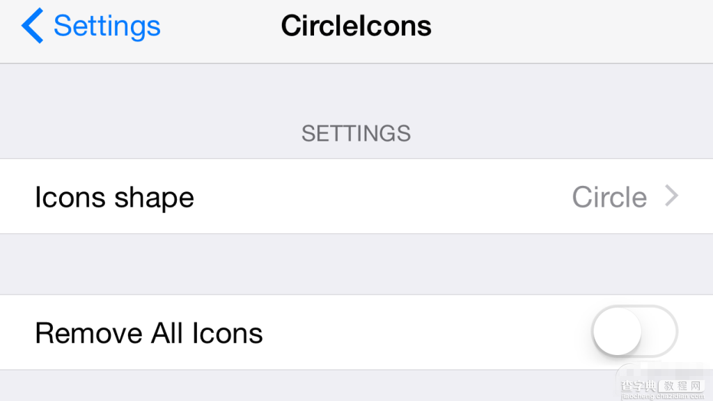 一秒变安卓？iOS8设置应用图标美化插件CircleIcons使用教程3