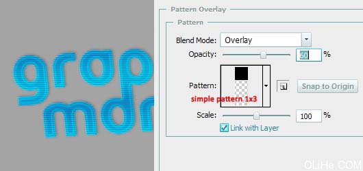 Photoshop 漂亮的蓝色花纹水晶字7