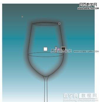 CorelDRAW 制作高雅的高脚红酒杯6