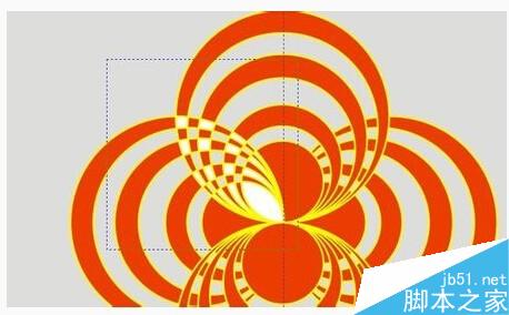 CDR利用裁切技巧制作一个漂亮的图案6