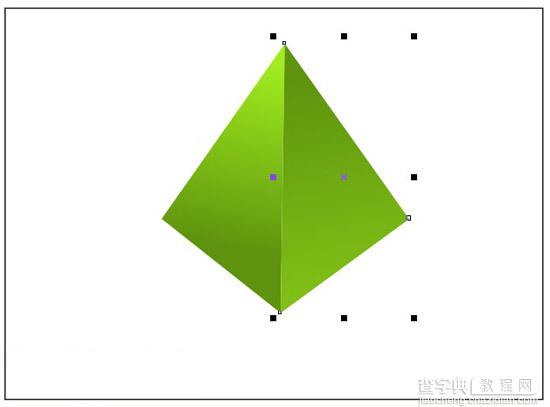 CorelDRAW(CDR)制作绿色立体图标教程步骤详解3