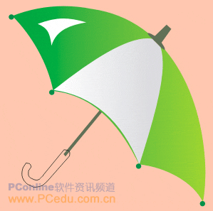 CDR简单绘制漂亮的雨伞教程32