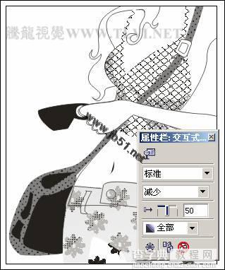 CorelDraw(CDR)设计制作矢量时尚少女实例教程18