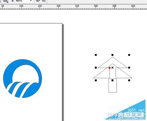 用CorelDRAW曲线绘制图形标志25