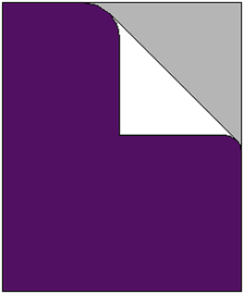 FreeHand使用教程：创建紫色纸张页面卷边效果14