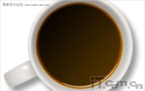 Photoshop扭曲滤镜制作牛奶混和咖啡的效果图4