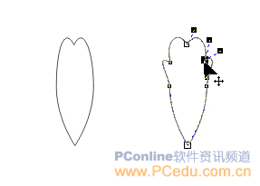 CorelDRAW(CDR)12设计绘制三朵清新小花朵实例教程10