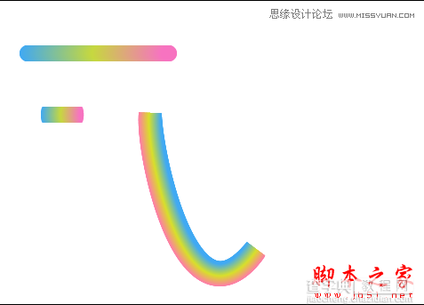 AI使用画笔制作简便的涂抹手绘效果11