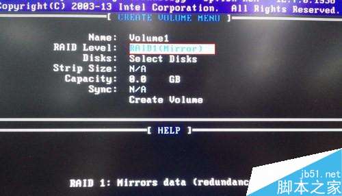 笔记本怎么创建Intel RAID4