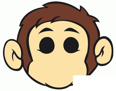 CorelDraw(CD11)设计制作逼真的小猴头像实例教程24