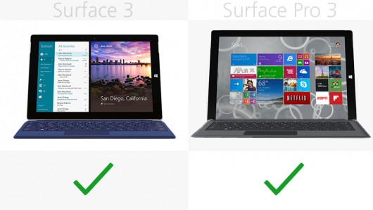 微软Surface 3和Surface Pro 3有什么区别？微软Surface系列规格对比17