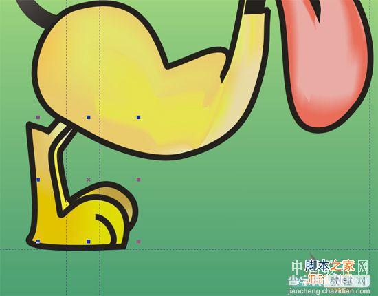 CorelDRAW(CDR)设计绘制一只卡通可爱的小狗鼠绘实例教程37