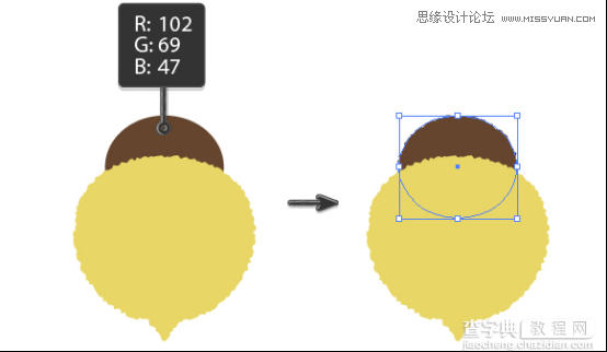 Illustrator绘制抽象风格的小蜜蜂插画5