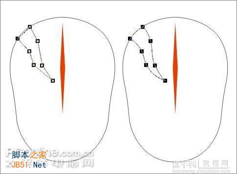 Coreldraw(CDR)模仿绘制中国京剧中马谡的脸谱实例教程4