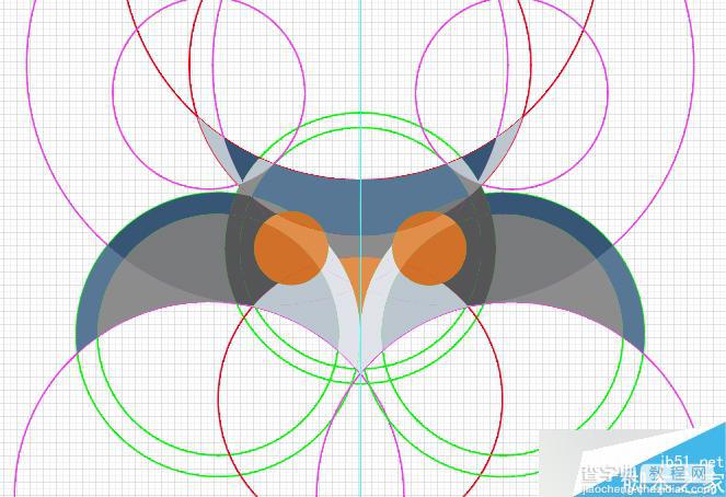 AI简单绘制可爱的猫头鹰图标教程13