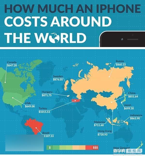 哪个国家人民最买得起苹果iPhone6?2