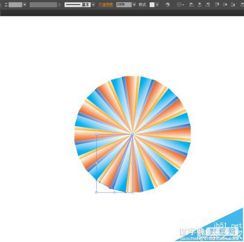 A怎么绘制彩色圆盘的形状?9