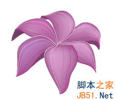 Illustrator(AI)利用渐变网格工具设计制作春意盎然的花朵实例教程10