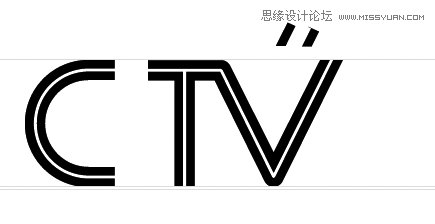 教你用Illustrator快速简单的制作CCTV电视台标志13