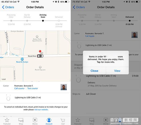 Apple Store应用更新：新增19美元的Postmates物流服务4