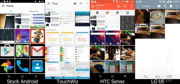 Android 5.0原生系统/TouchWiz/HTC Sense/LG UI界面对比13
