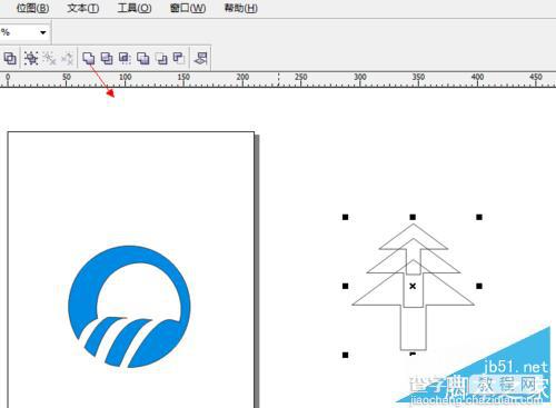 用CorelDRAW曲线绘制图形标志27