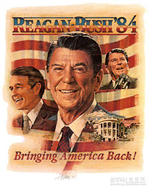 不谈政治 回顾下美国竞选历史上那些经典的总统竞选海报10