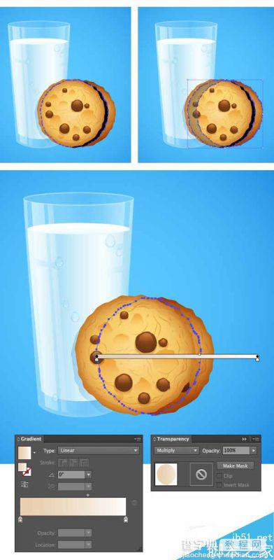 AI绘制一杯写实的牛奶和超有质感的燕麦饼干35
