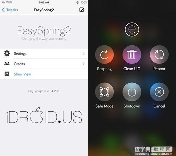 越狱新插件EasySpring2 为iOS8增加一个快捷实现多项功能的界面2