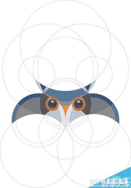 AI简单绘制可爱的猫头鹰图标教程18
