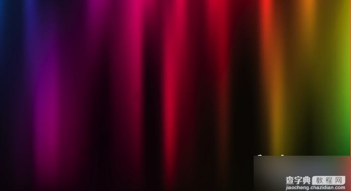 AI绘制漂亮的彩色光带背景1