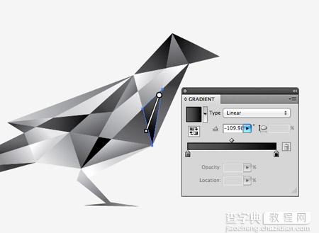 Illustrator(AI)设计创建钻石风格的logo图片实例教程9